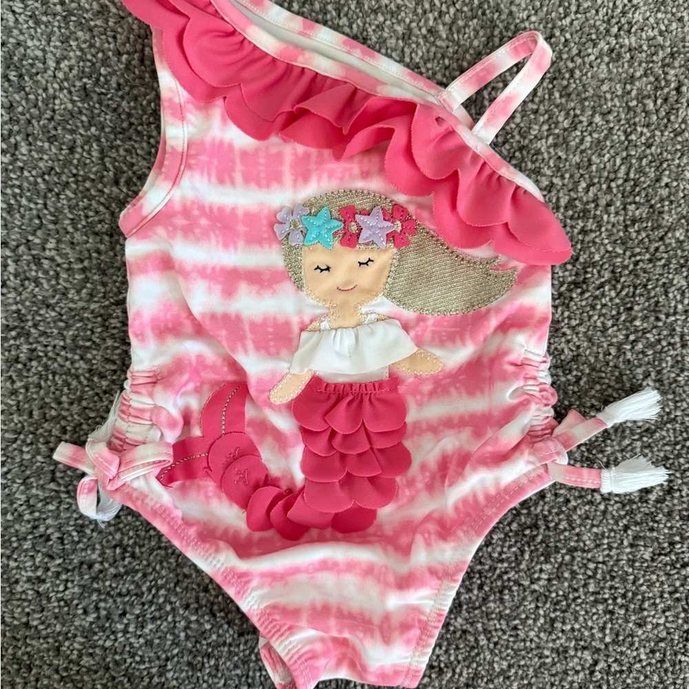 Mud Pie mermaid Swim 3-6m